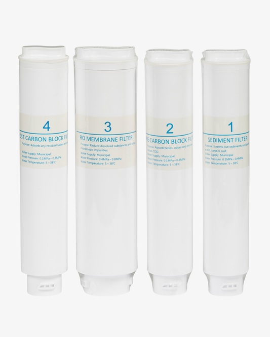 Easy Twist Filters for CRO600 Reverse Osmosis System | Complete 4 Filter Set