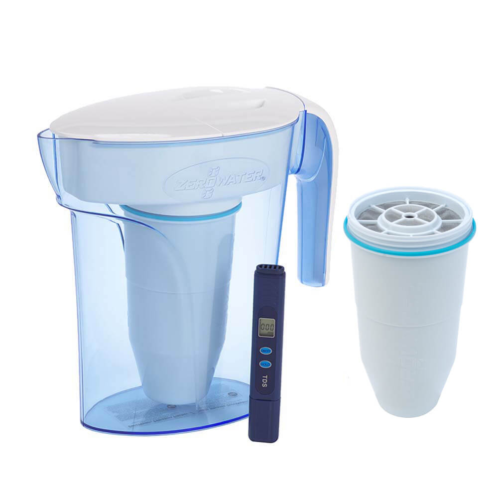 Zestaw Combi: dzbanek na wodę o pojemności 1,4 litra wraz z pojemnikiem na wodę 2 filtry | Dzbanek na 6 filiżanek (1,4 litra)