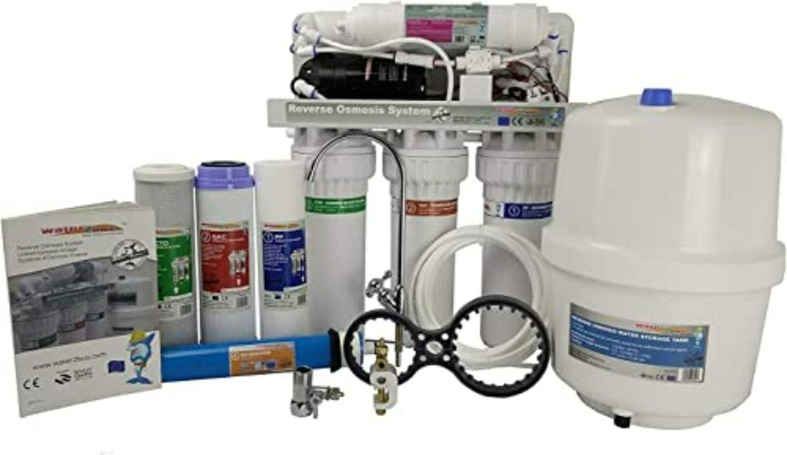 W2Système d'osmose inverse BRO600 | Un système de filtration d'eau par osmose inverse en 5 étapes avec pompe