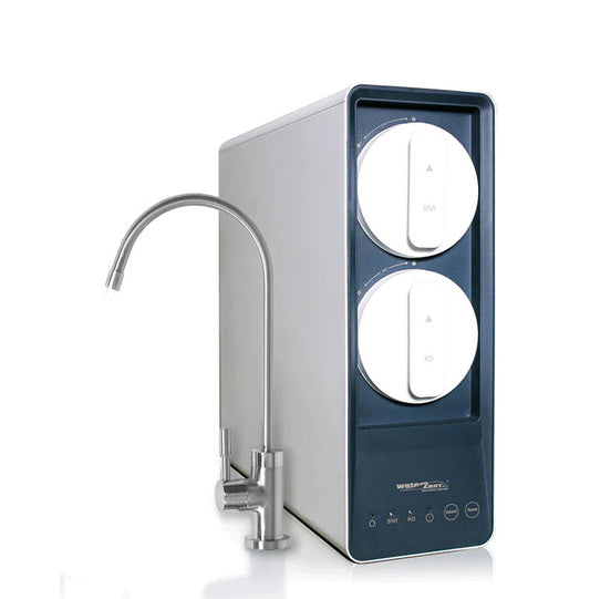 Water2Buy RO Reverse Osmosis Water Filtration System with faucet -tankless Space Saving design, 600t GPD Fast Flow