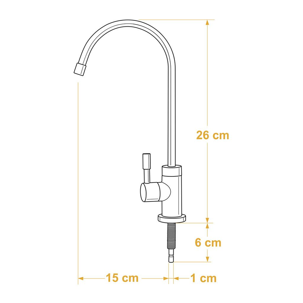 Robinet design à osmose inverse Robinet élégant – Water2Buy