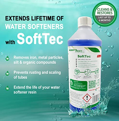 SoftTec Resin Cleaner 1L flaska | Resin Cleaner för ALLA vattenavhärdare