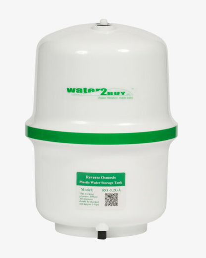 Tanque RO de 12 litros | Vaso de armazenamento de água pressurizada para osmose reversa. (12L / 3,2 US Gal)