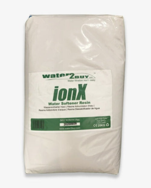 Water2Buy resina ionX | Resina de intercambio iónico para ablandadores de agua. Eliminación de calcio y magnesio.