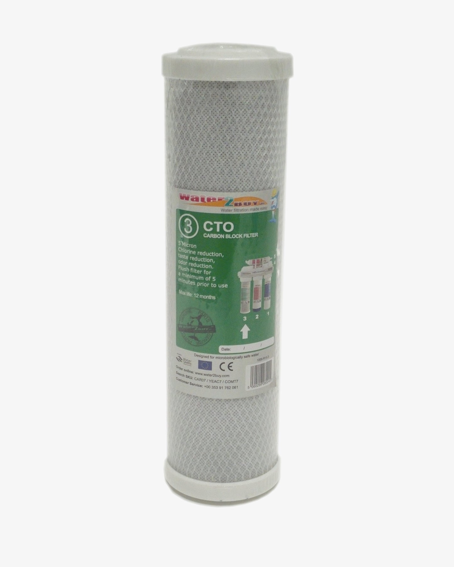CTO-filter | Koolstofblokfilter 10”